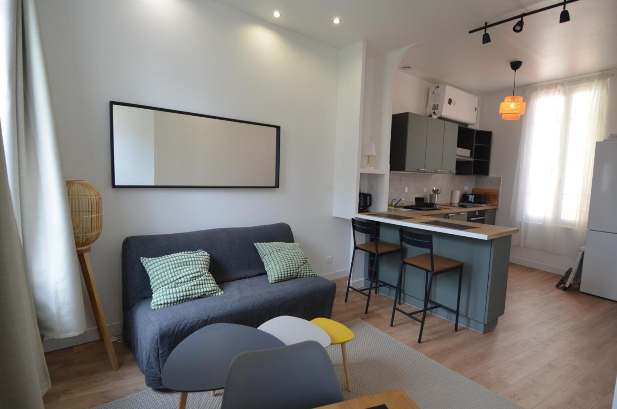 Californie - Superbe Appartement Proche Mer, Aeroport Et Tramway Nisa Exterior foto